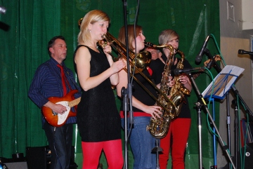 The horn section